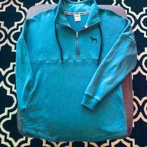 Victoria Secret Pink Half Zip Sweater